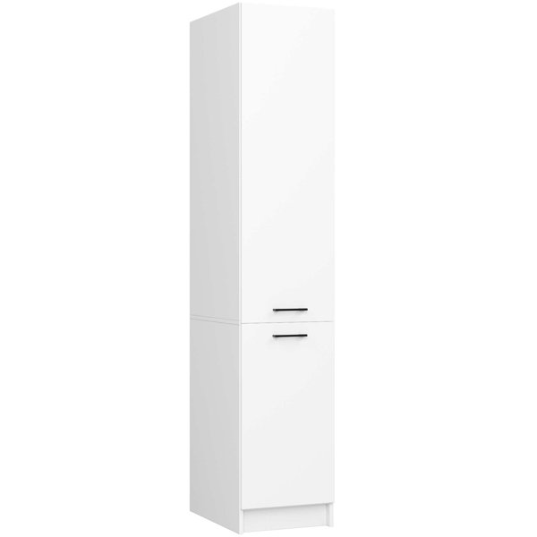 Akord Tall kitchen cabinet in white | Wayfair.co.uk